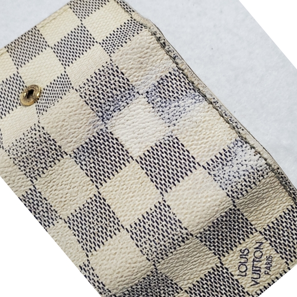 Authentic Preowned LV Damier Azur Key Chain - Picture 6 of 7